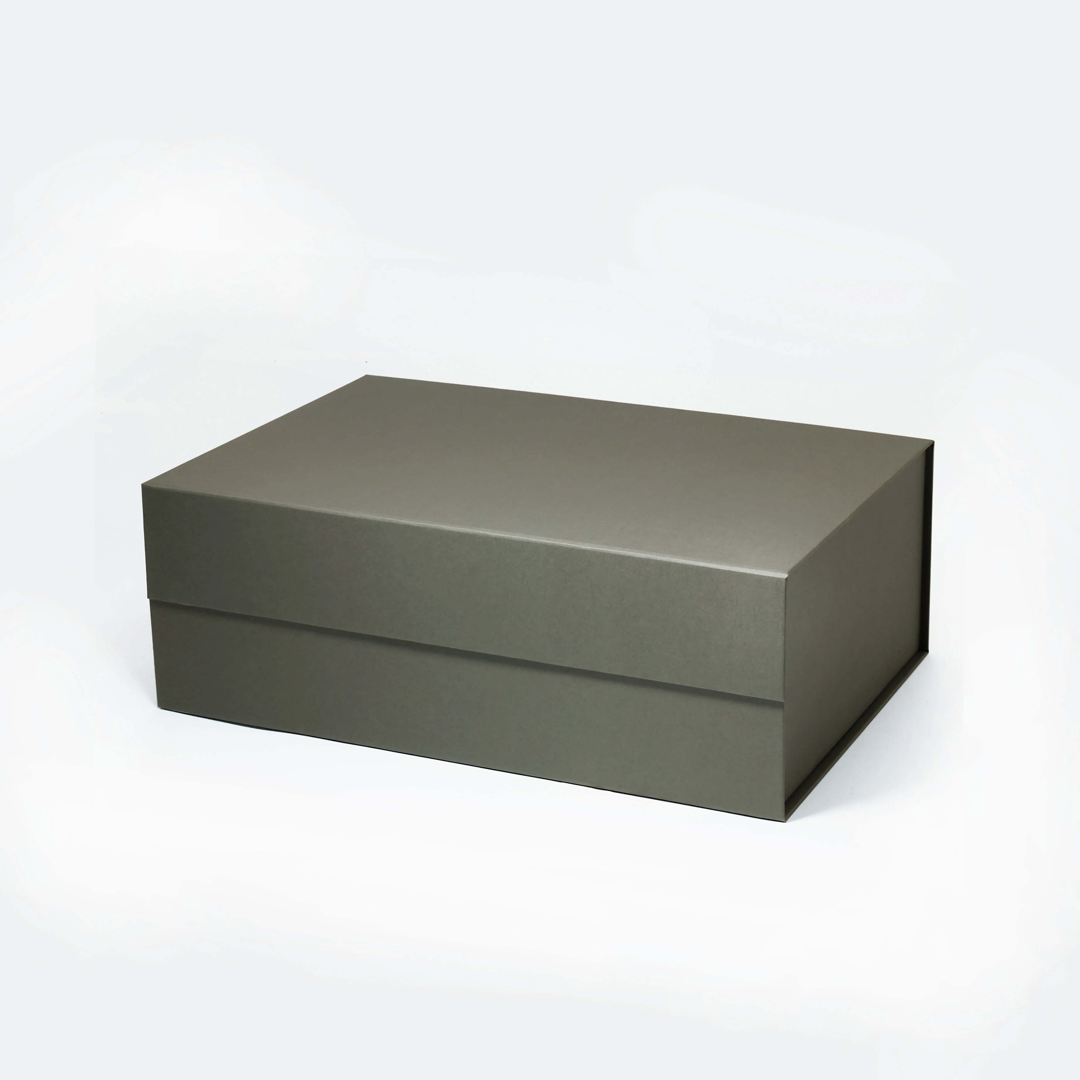 Elegant Black and White Magnetic Closure Luxury Gift Boxes, Deep A4 Size