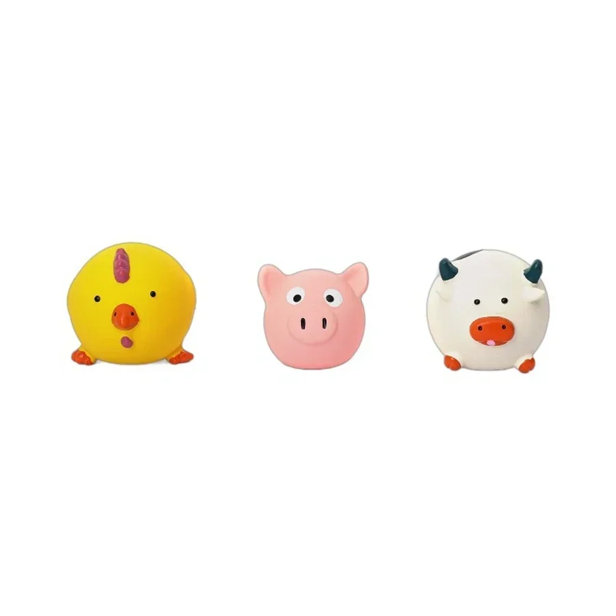 1 pack of pet dog toys, bite resistant, grind teeth, press, sound ball, alone, relieve boredom, training dog sound toys