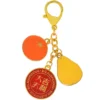 Feng Shui "Tai Kat Tai Ley" Windfall Fortune and Happiness Decorative Keychain Lucky Pendant Amulet Best Blessing Gift 1