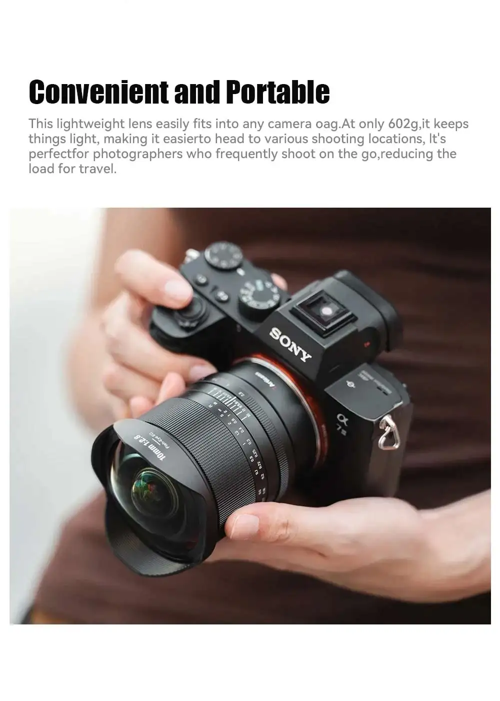 7artisans 10mm F2.8 II Full Frame Camera Lens Ultra Wide Angle 185°Manual Focus