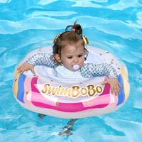 Swimbobo Child Inflatable Toys Swimming Seat Lie Independent Bisaccate Floating Water Baby Swim Rings Pool For Children Float 1