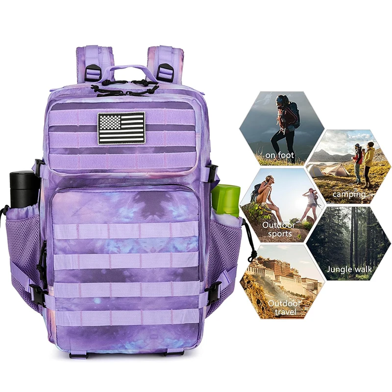 20L 45L 3P Tactical  Backpack Bag 3 Day Assault Outdoor Backpack Waterproof Climbing Rucksack Camping Hiking Hunting Mochila Bag 4