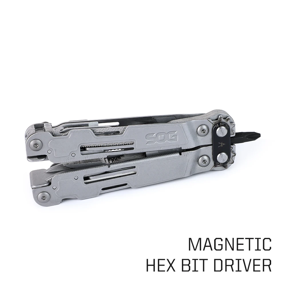 SOG FLUKE　プライヤーマルチツール made in USA 中古品 : SOG EOD パワーロック マルチプライヤー シース付き