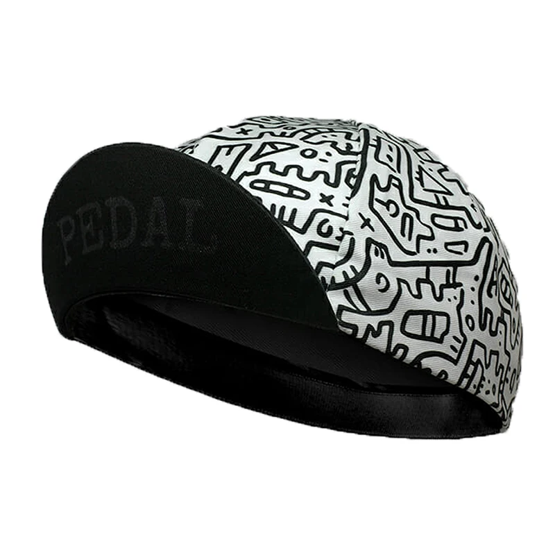 XIMATT Classic Colorful Cartoon Polyester Cycling Caps Men's And Women's Wear Summer Quick Drying Sports Bicycle Hats Cool cycling caps