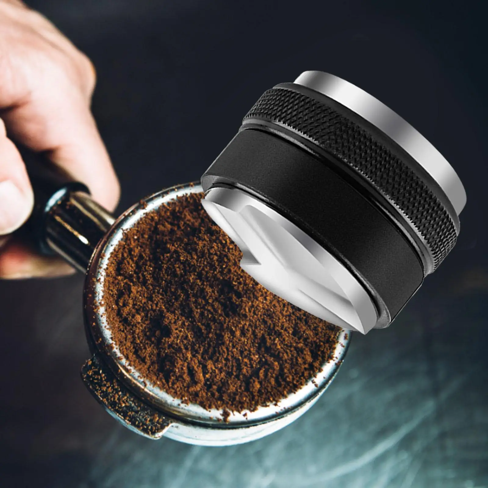 Coffee Tamper Coffee Distribution Tool Adjustable Depth Dual Head