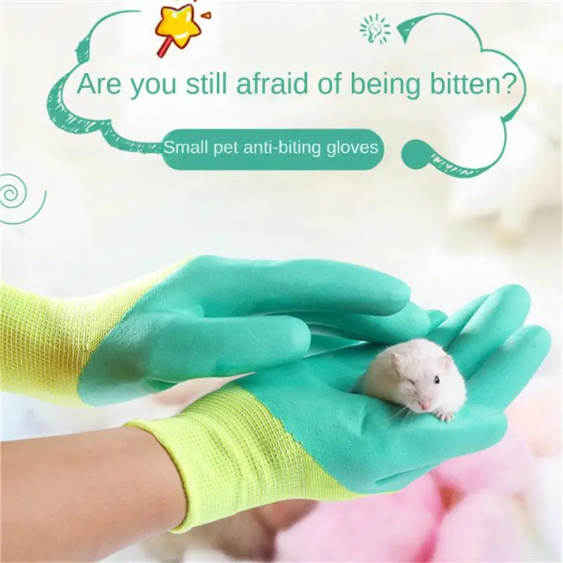 Pet Handling Gloves Bite-resistant Multi-Functional Anti-Scratch Leather Protective Gloves Anti-thorn Animal Handling Supplies