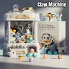 Children Mini Claw Machine Toys Coin Operated Play Game DIY Prizes Candy Vending Doll Crane Arcade Machines Kids Christmas Gifts 1