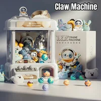 Children Mini Claw Machine Toys Coin Operated Play Game DIY Prizes Candy Vending Doll Crane Arcade Machines Kids Christmas Gifts 1