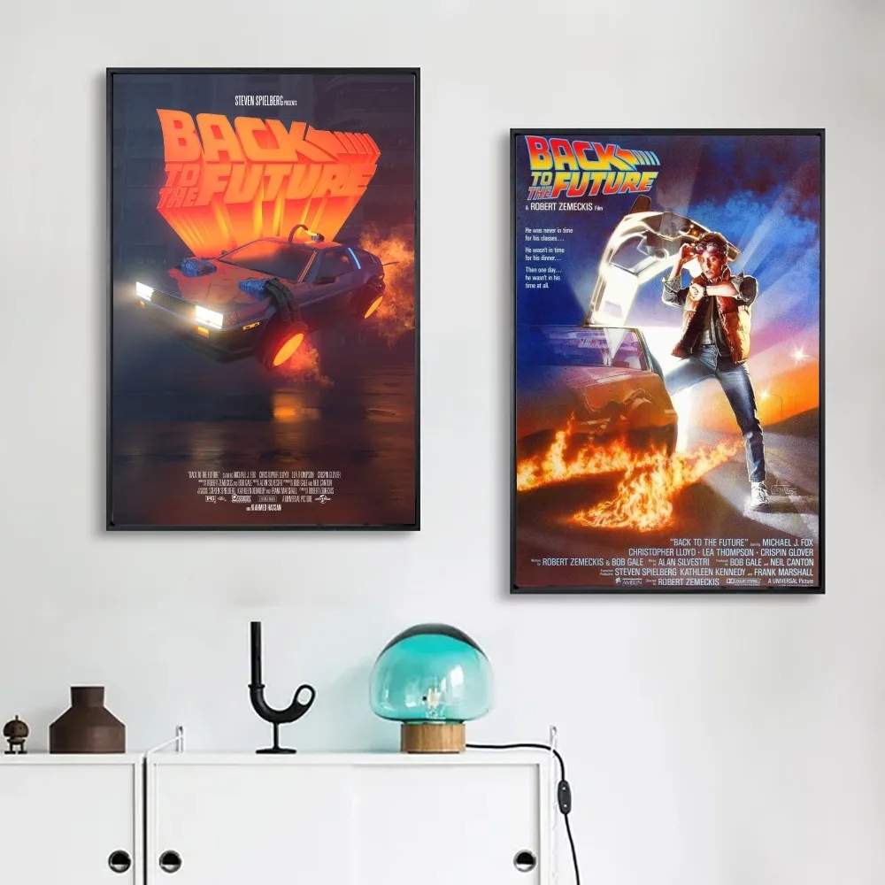 

Classic Movie Back To The Future Poster DIY Kraft Paper Vintage Poster Wall Art Painting Study Stickers Big Szie Wall Painting