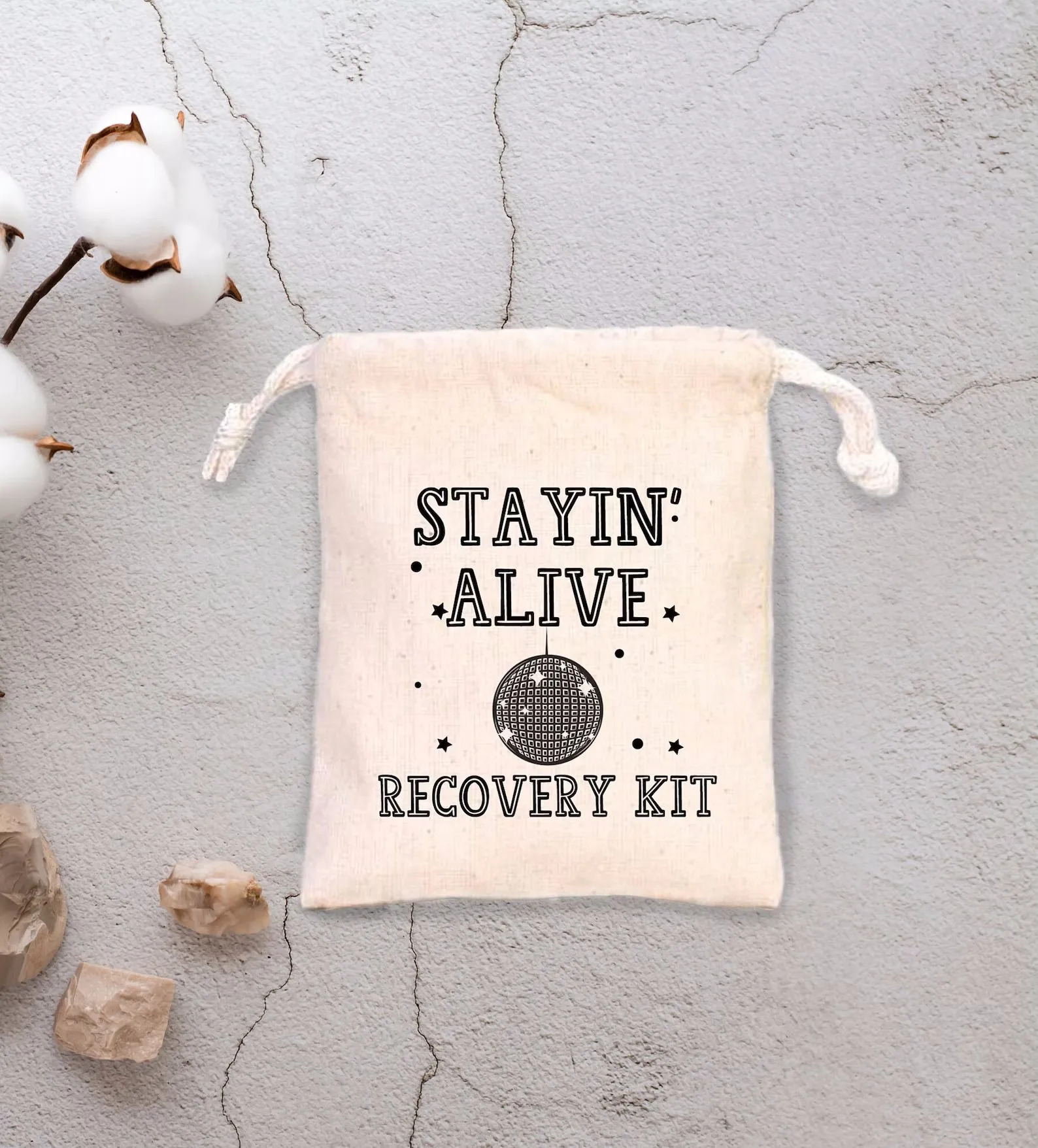

20pcs Stayin' Alive Hangover Kits Pouch Bags, Recovery Kit, Bachelorette Party Favor, Hangover Kit Over Night Bags
