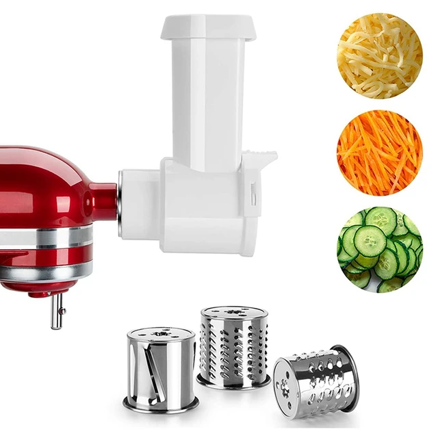 Vegetable Slicer Shredder Cheese Grater for KitchenAid Stand Mixer  Attachment Slicing Shredding Accessories - AliExpress