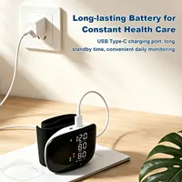 Rechargeable Wrist Blood Pressure Monitor for Home Use, Digital BP Machine with LED Backlit Display, Voice Broadcast, 240 Memory Storage, Built-In Heart Rate Detection & Portable Storage Case 6