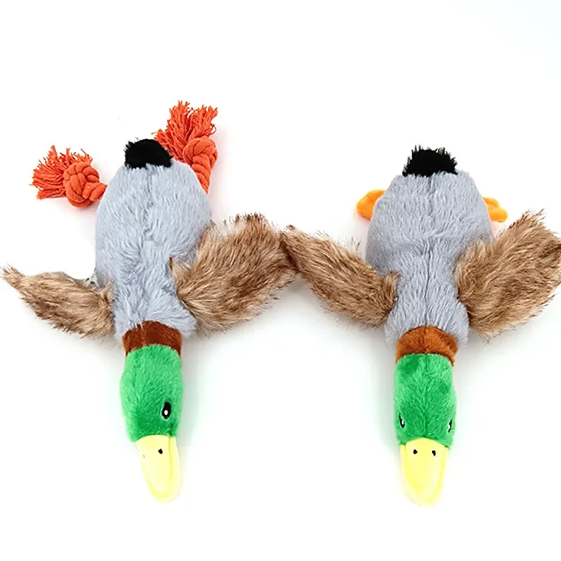 New Pet Toy Plush Sound Duck Dog Toy Simulation Wild Duck Pet Supplies