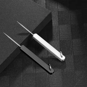 Portable Titanium Toothpick with Holder 1