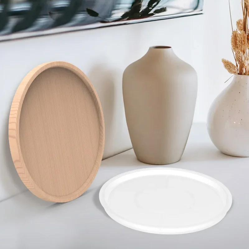 Silicone Mold 1pc Round for Fruit Tray DIY Dessert Storage and Jewelry