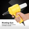 KP-705P Pneumatic Riveter Pistol Grip Rivet Gun Air Powered Riveting Tool 2.4/3.2/4.0/4.8mm Rivet Gun Riveting Tool Riveting Gun 2