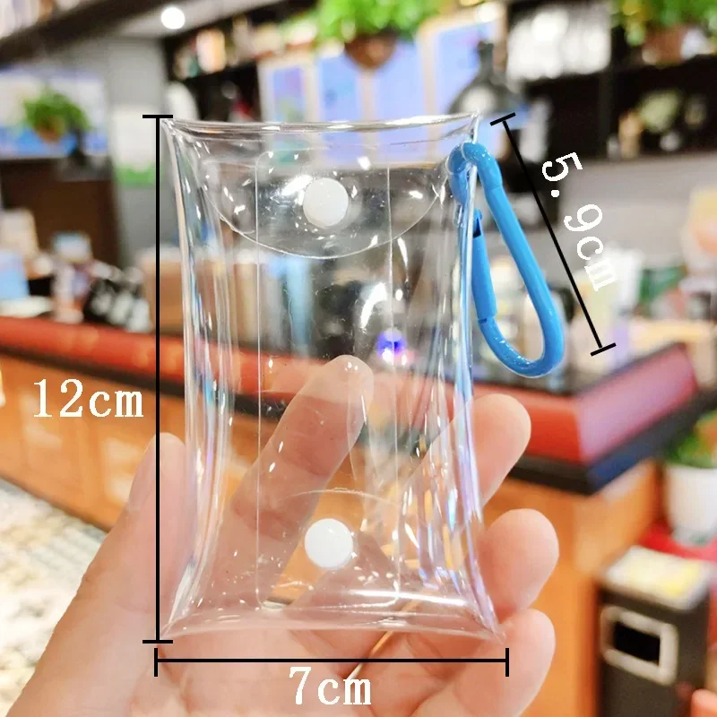 Coin Purse Women Wallet Coin Wallet Change Bag PVC Clear Mini Female Purses Kids Girls Key Lipstick Earphone Storage Bags
