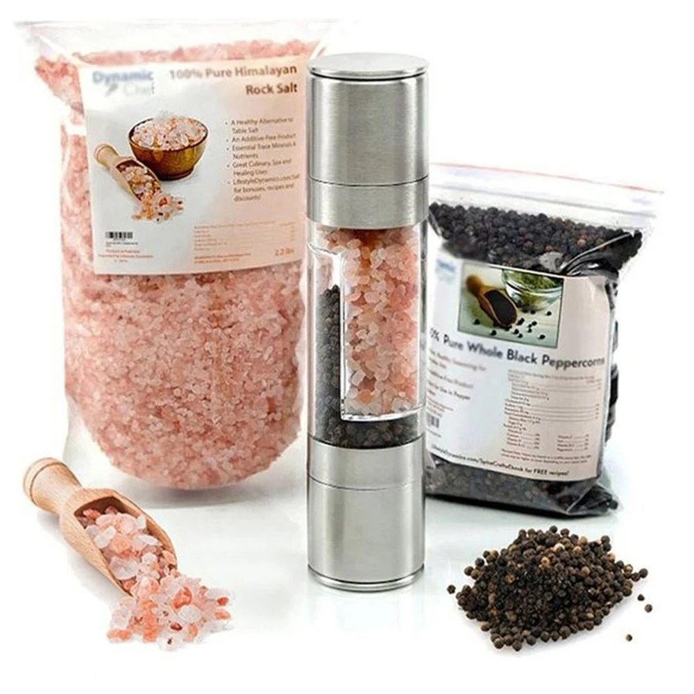 Stainless Steel Grinder Convenient Durable Multifunctional Seasoning Grinder Multifunctional Pepper Mill salt and pepper grinder herb grinder