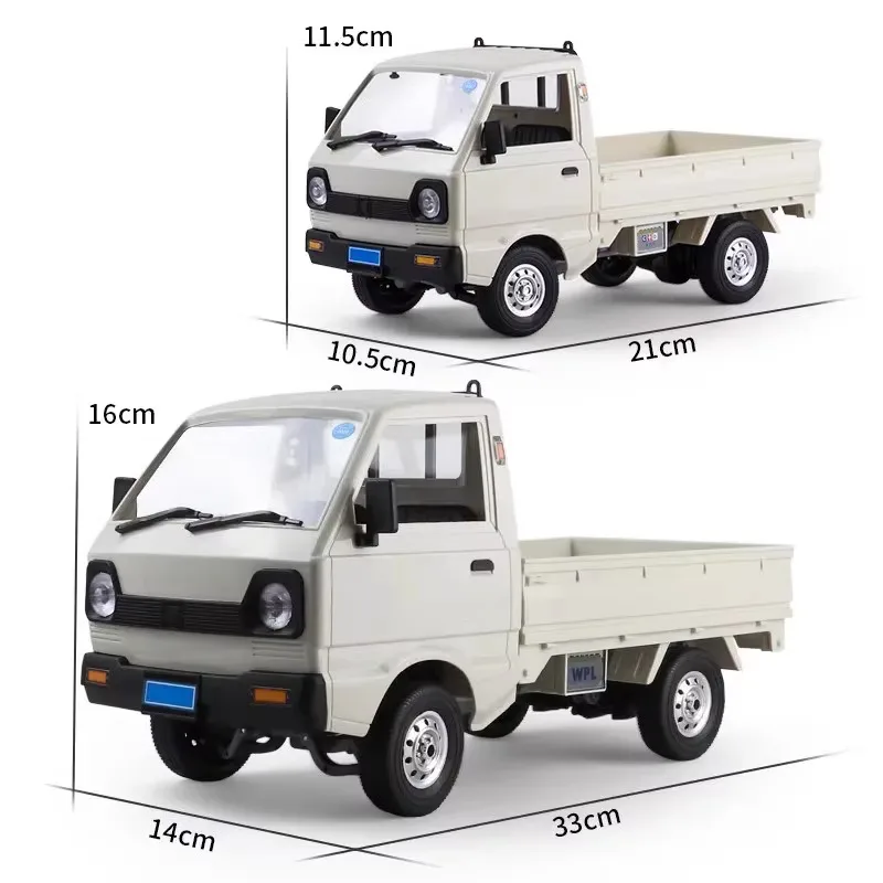 1:10/1:16 Wpl D12 Rc Car Simulation Drift Climbing Truck Led Light Cargo Rc Electric Toy Model Gifts Boys Kids Birthday 5