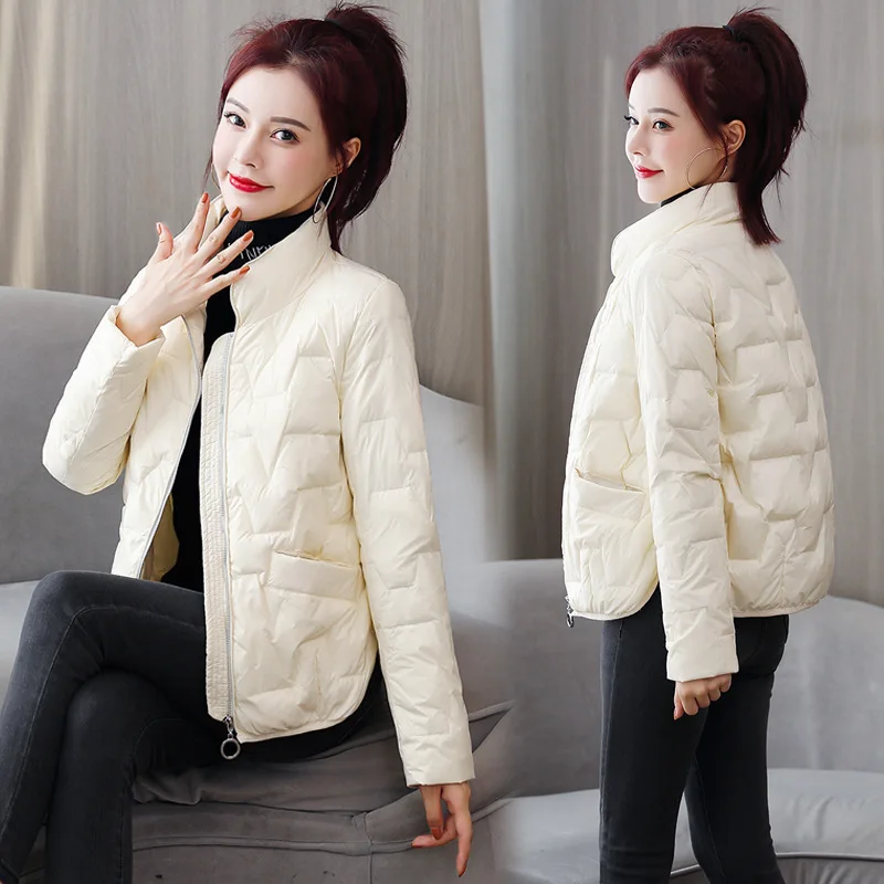 

Down Jacket Women's Short and Small Coat 2023 Winter New High-End Lightweight Slimming and Fashionable Western Style Women's Coa
