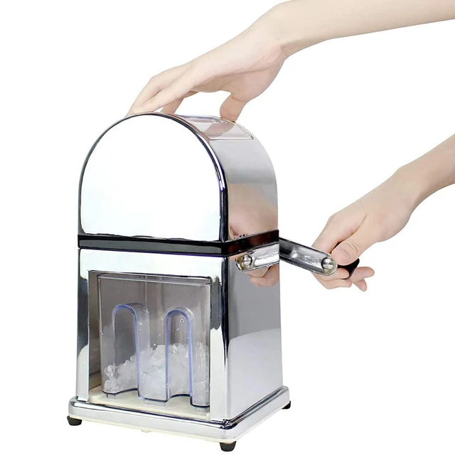 Portable Shaved Ice Machine Ice Block Breaking Machine Kitchen Bar Ice Blenders Tools Home Manual Ice Crushers Shaver Chopper 2