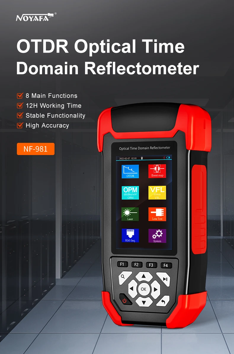 NOYAFA NF-981 OTDR Fiber Optic Fault Detector Optical Power Meter For OPM VFL OL