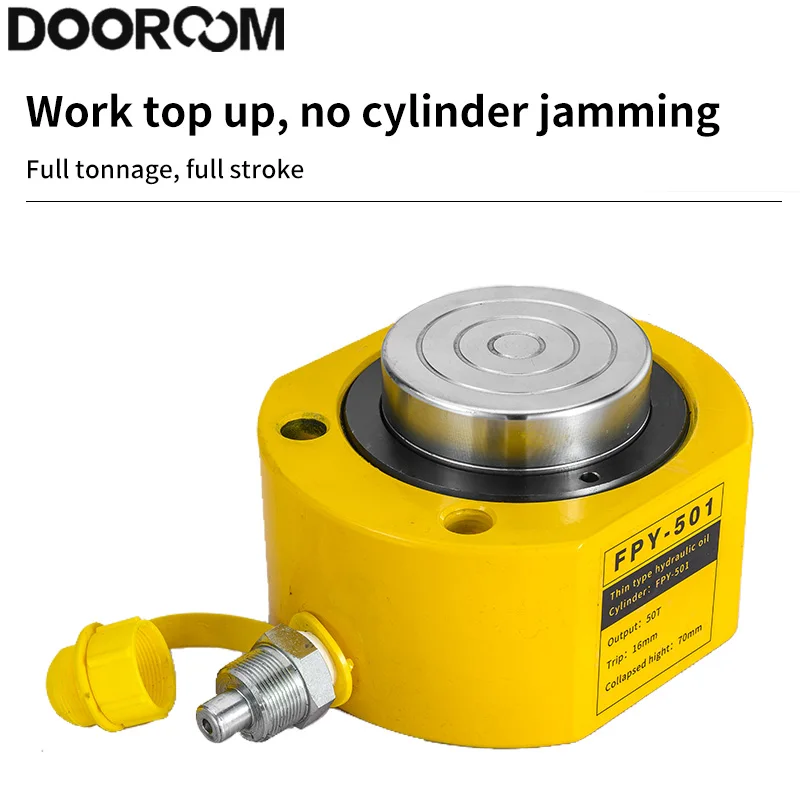 5T/10T/20T/30T/50T Ultra-thin Portable Hydraulic Lifting Jack Split Hydraulic Booster Hydrocylinder Stroke 11mm Manual Vertical 4
