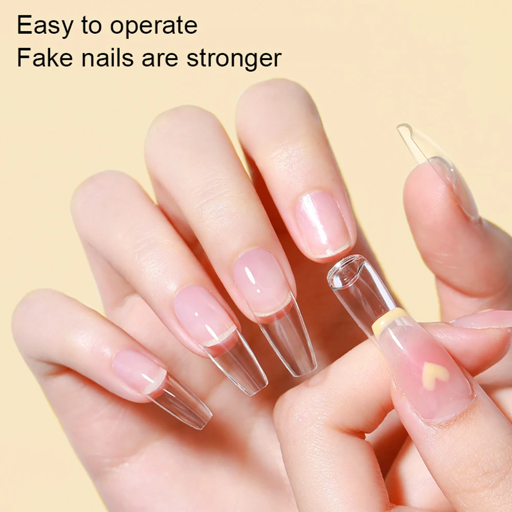 Clear gel overlay | Natural acrylic nails, Natural looking acrylic nails, Clear  gel nails