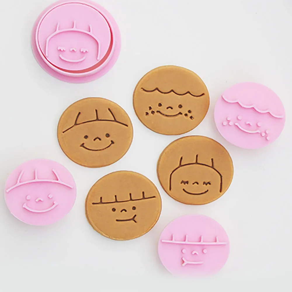 Cartoon Baby Biscuit Mold DIY Cookie Stamp Baking Tools and Accessories