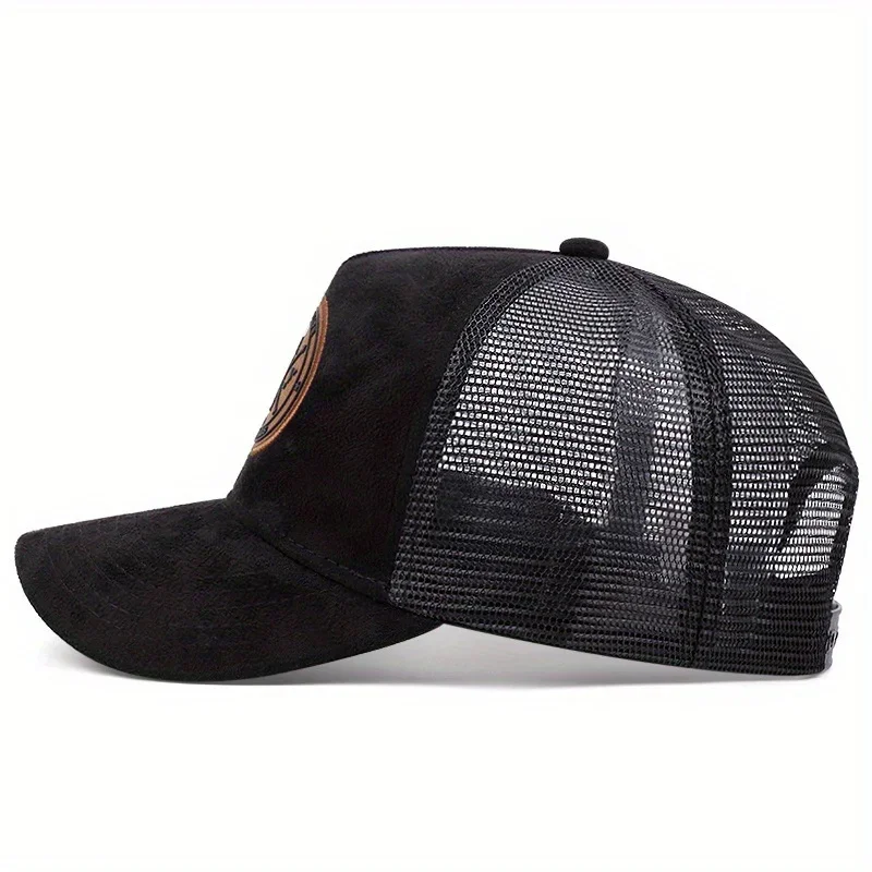 Luxury Mesh Snapback Baseball Cap - Unisex Adjustable Sun Hat