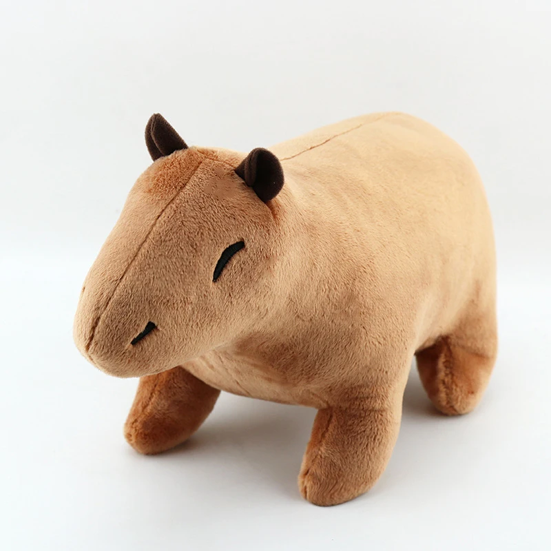 Capybara bonito brinquedo de pelúcia realista animais selvagens rastejando  capybara macio macio pelúcia boneca para crianças presentes de aniversário  - AliExpress