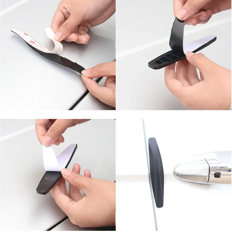 Car Bumper Protector Corner Guard Strips 4Pcs 140x25mm