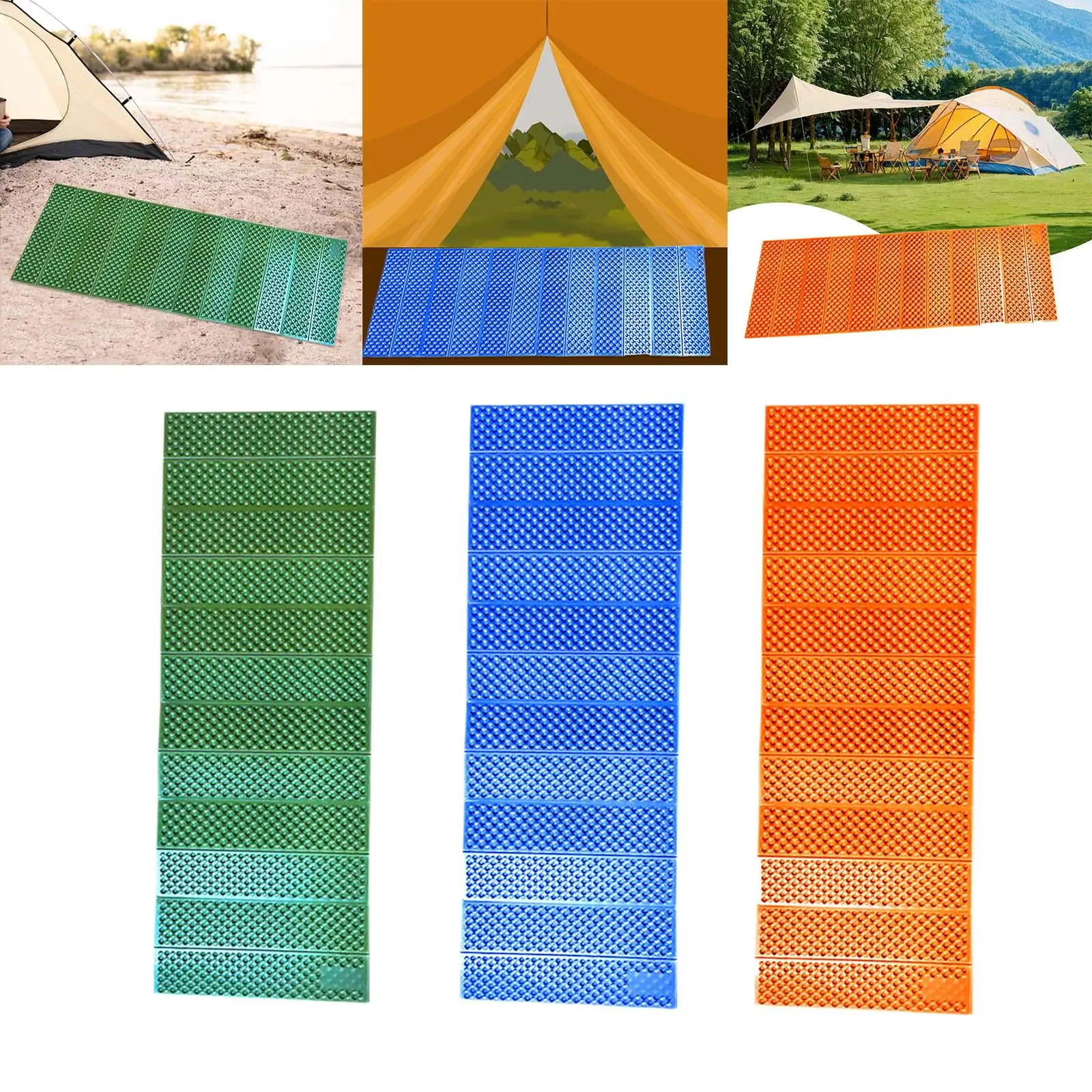 Camping Mat Waterproof Quick Dry Compact Tent Mat for Garden Hiking Camping