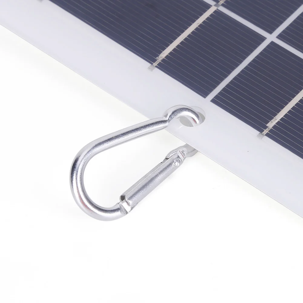 방수 휴대용 태양 전지 패널 충전기, 20W, 5V, 1600MA, 경량, 긁힘 방지, 3V-5V 휴대폰 충전기