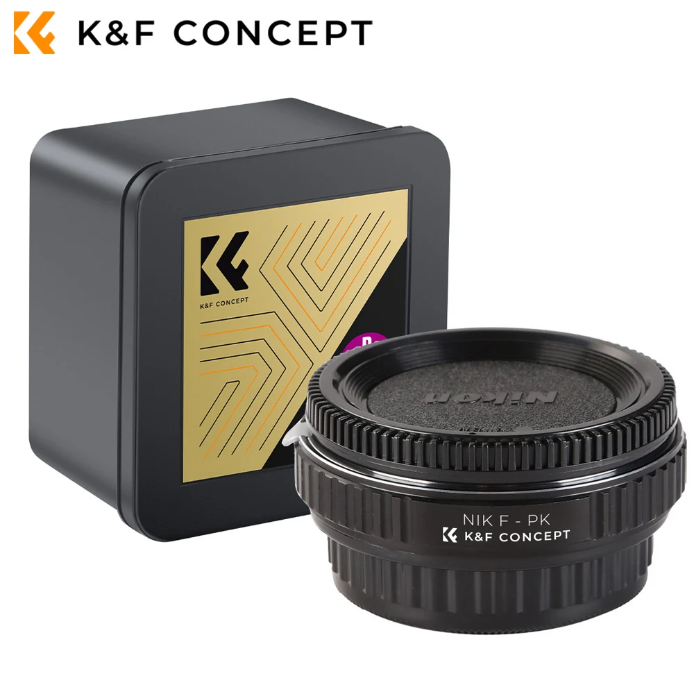 

K&F Concept Nikon F Lenses to Pentax K Lens Mount Adapter with Optic Glass Lens Adapter