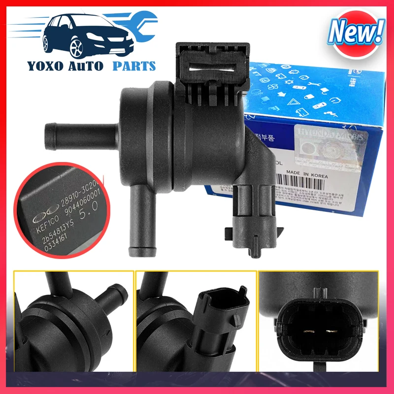 Vapor Canister Purge Control Valve 28910-3C200 289103C200 For Hyundai Accent Santa Fe Tucson Veloster Kia Sedona Rio Forte Soul vapor canister purge valve