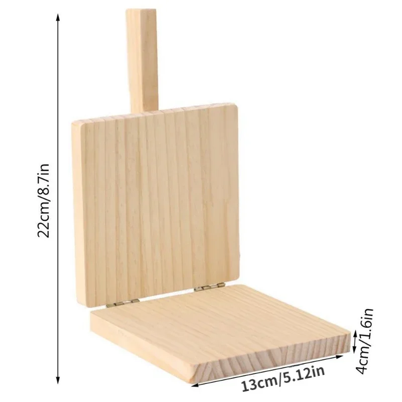 Dumpling Maker Tortilla Press Wooden Dough Press Quick Easy Mold Kitchen Tool