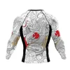 New Compression MMA Rashguard T-shirt Men's Running Suit Muay Thai Shorts Rash Guard Sports Gym Bjj Gi Boxing Jerseys 4pcs/Sets 5