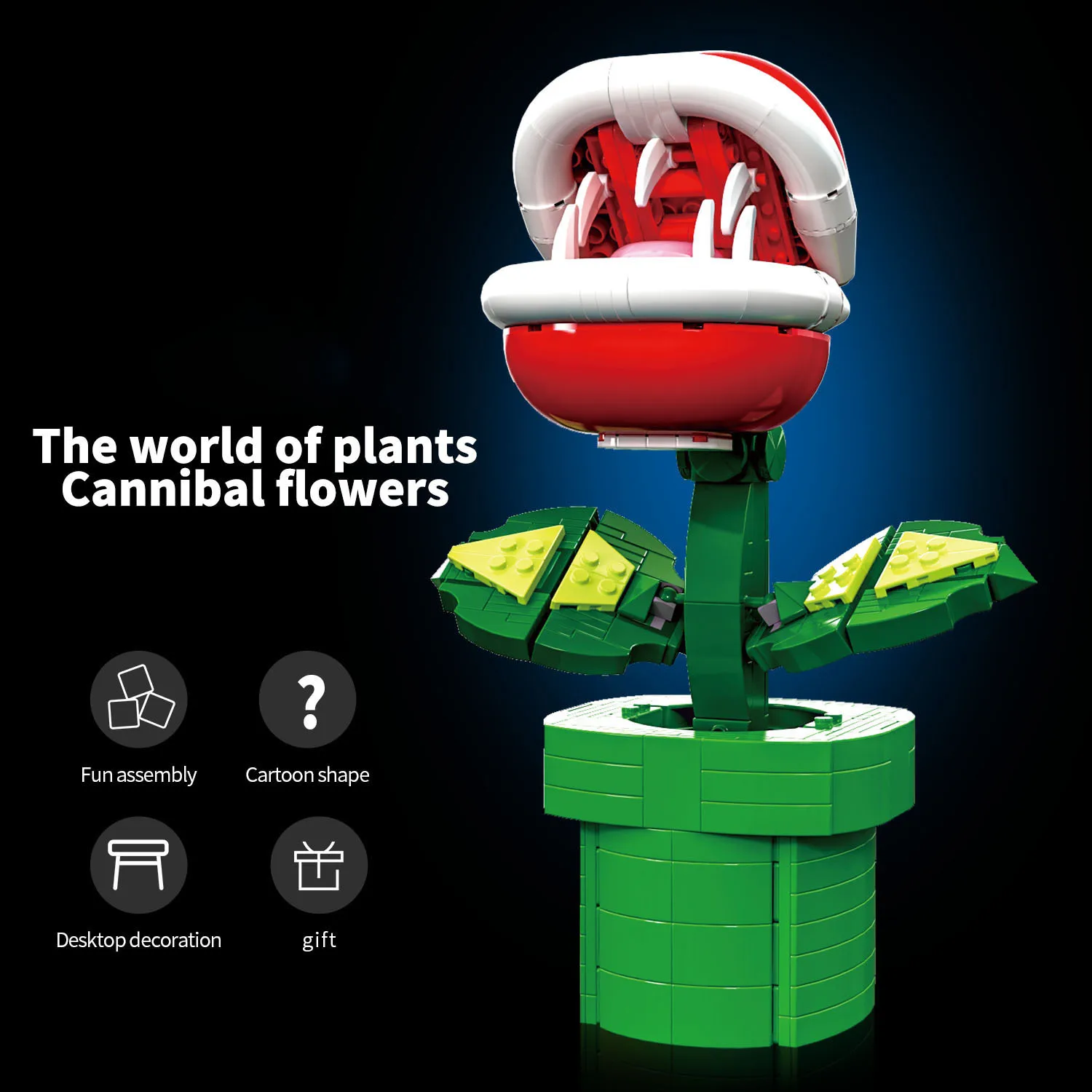 Lego MOC Super Mario Piranha Plant