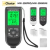 Automotive Thickness Gauge HW-300 PRO Mini Car Paint Thickness Meter Electroplate Metal Coating Thickness Gauge 0-2000UM 1