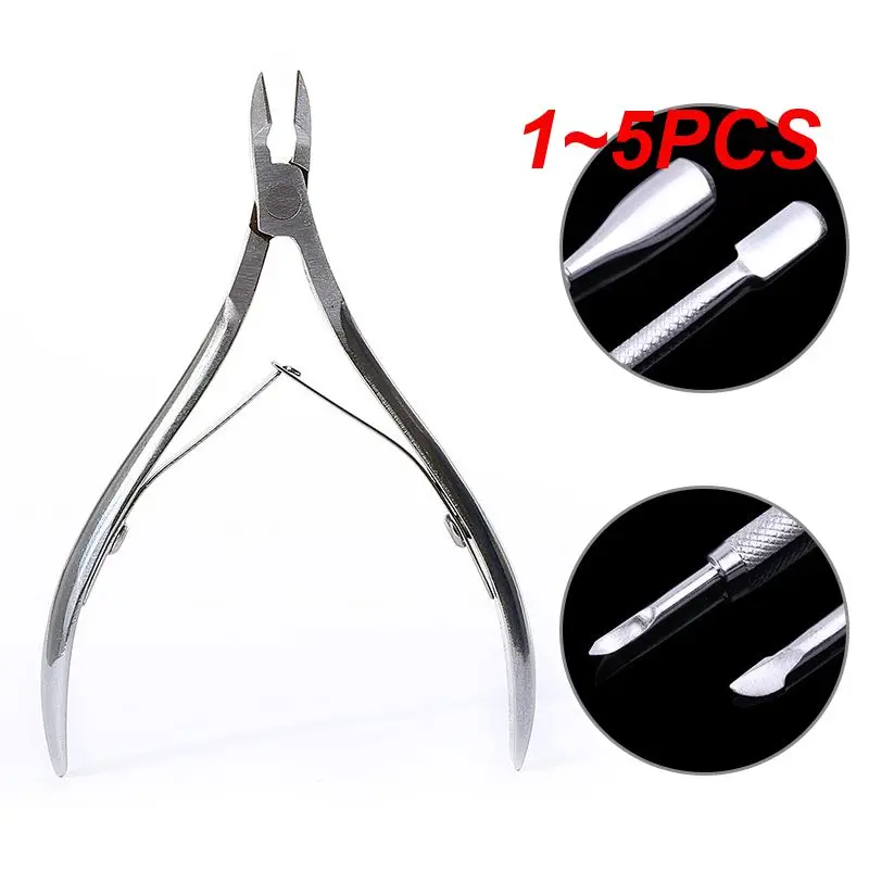 

1~5PCS Professional Stainless Steel Cuticle Nail Nipper Clipper Nail Art Manicure Pedicure Care Trim Plier Cutter Beauty