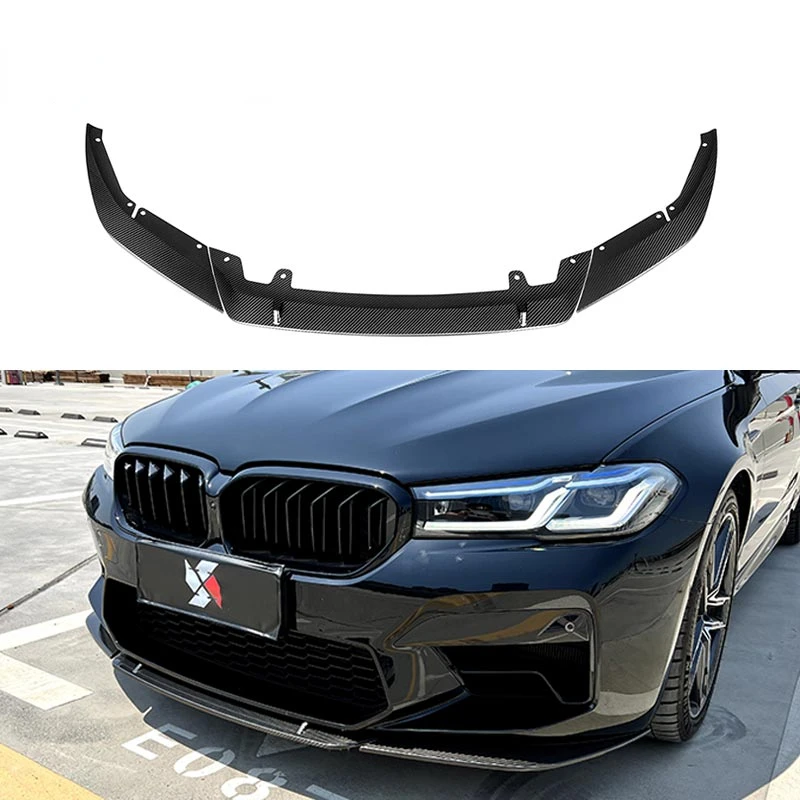 ST Style Carbon Front Lip Bumper Chin Spoiler Wing Splitter for  M5 F90 LCI CS Competition 2021+