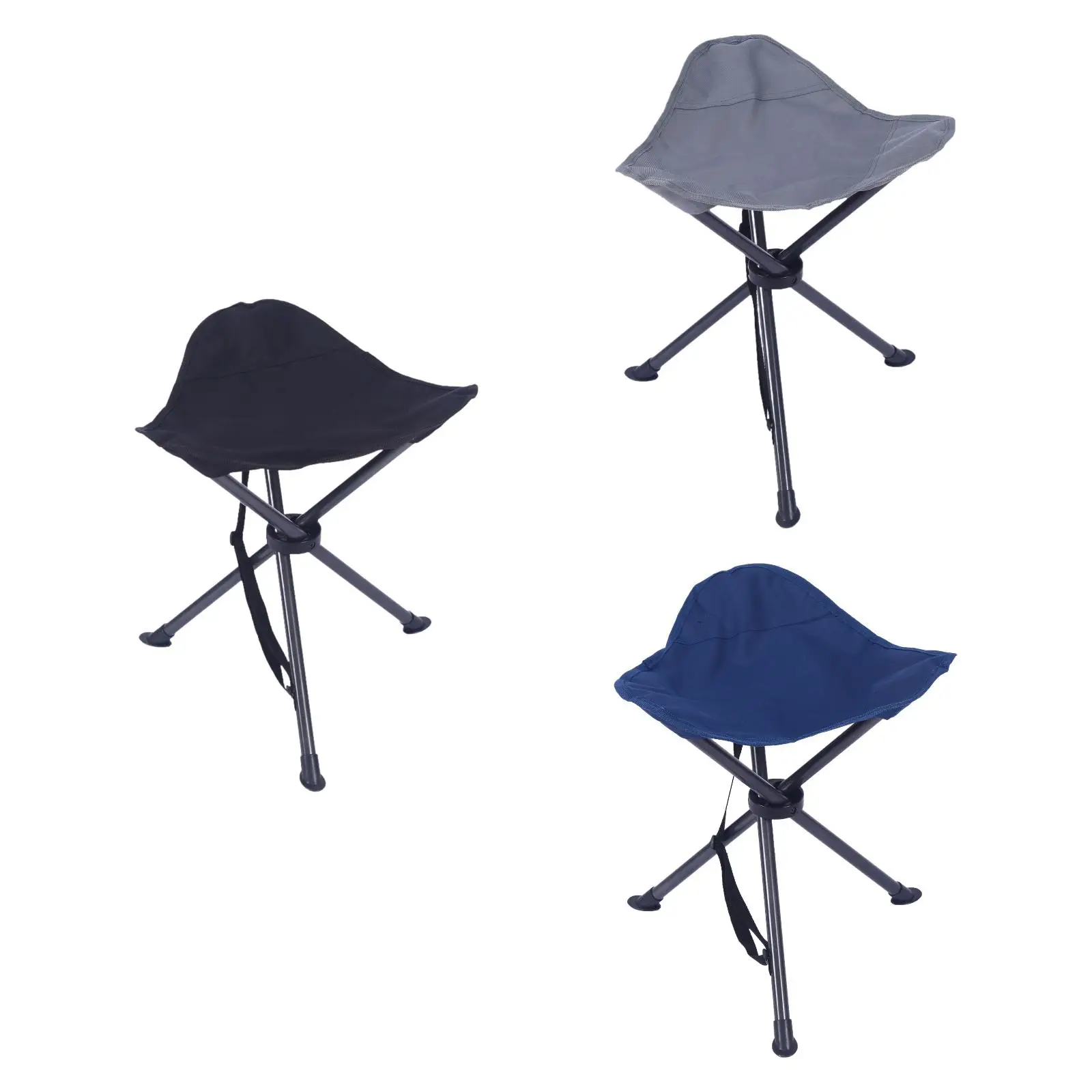 Folding Tripod Stool Lightweight Camping Stool for Concerts Painting Fishing