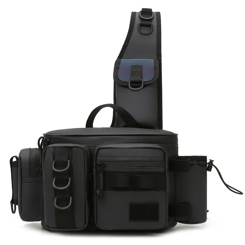 High End Waterproof Luya Waist Bag Multifunctional Outdoor Single Shoulder Crossbody Bag, Suitable for Sports Travel and Fishing