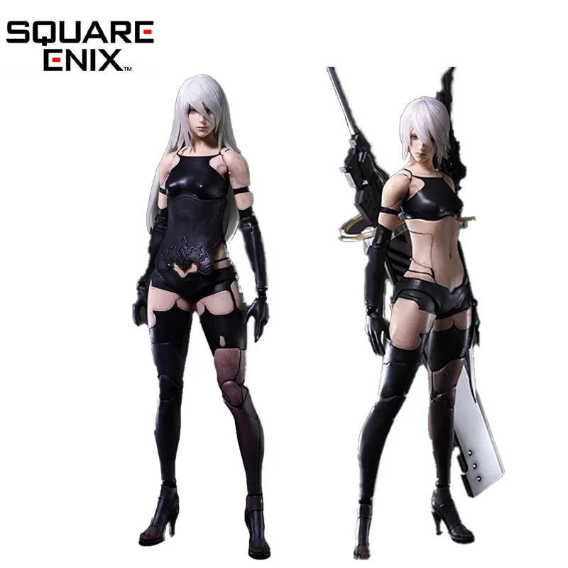

Original Stock SQUARE ENIX PLAY ARTS A2 DX Edition NieR: Automata Action Game Character Model Toys Gift Originality Collection