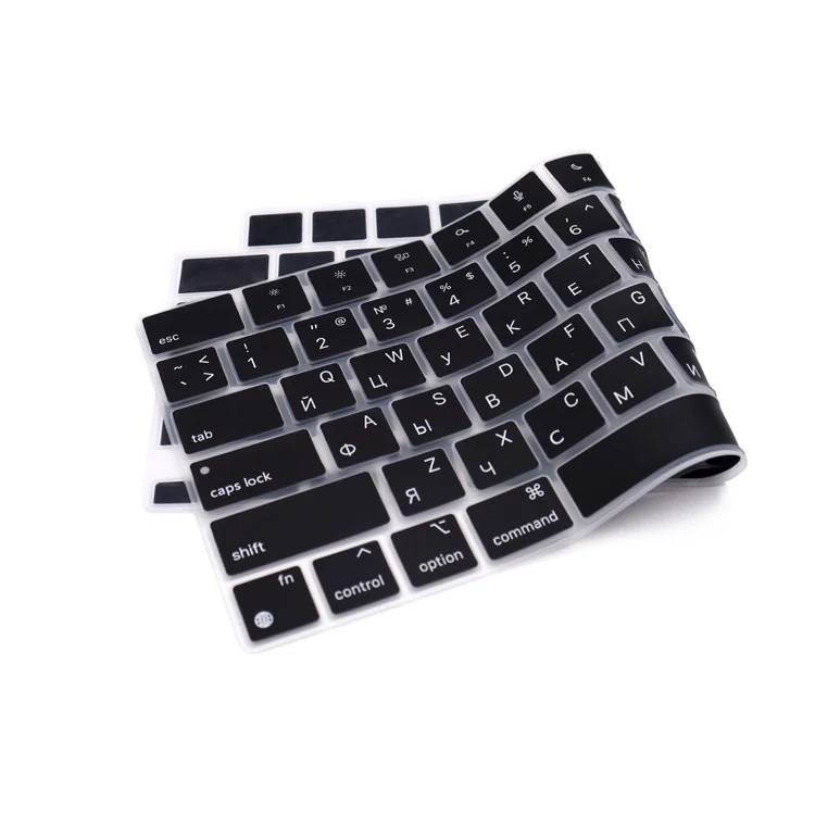 Silicone Keyboard Cover for Russian Russia Letter M1 Pro/M1 Max Chip MacBook Pro 14