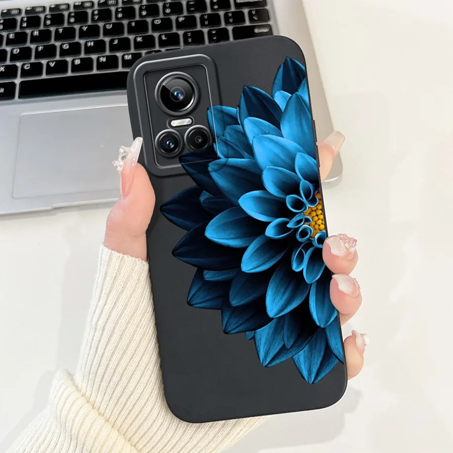 Floral Shockproof Silicone Matte Phone Case – Stylish & Protective TPU Cover