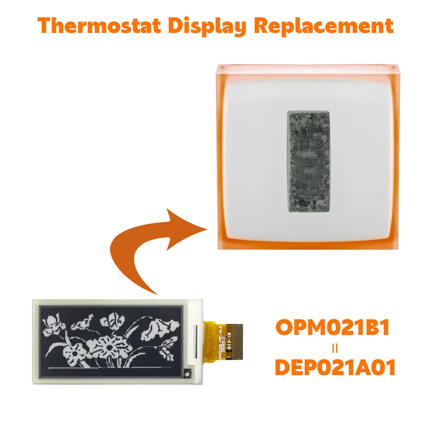 LCD Display Ersatz - Kompatibel Mit NTH01, THM02, OPM021B1/021E1 Displays