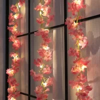 LED fleur de cerisier lampe chaîne cour lumière nouvel an décor Festival jardin pelouse intérieur LED extérieur maison mariage lumières décoratives 6