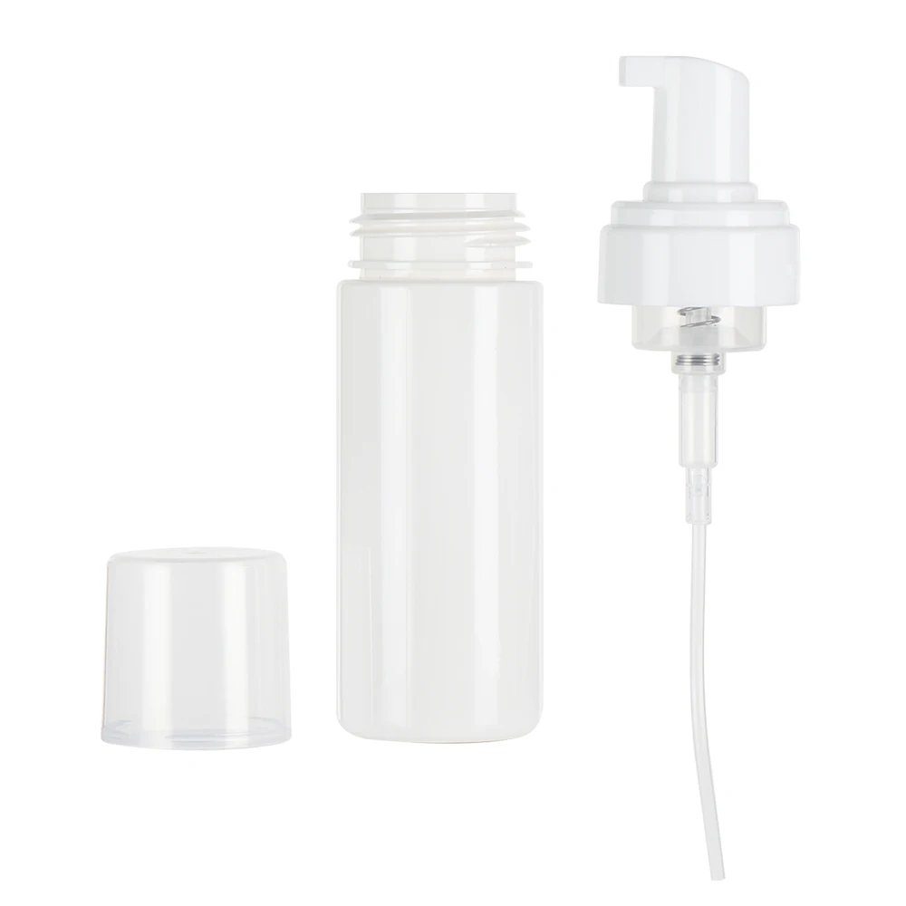 Clear Foaming Bottle Soap Dispenser Shampoo Shower Gel Liquid Hand Sanitizer Pump Container